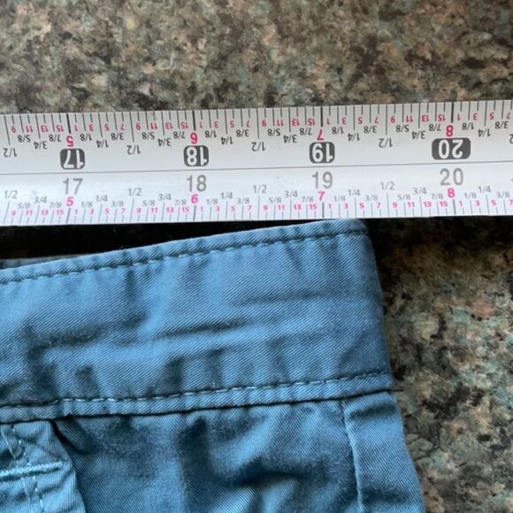 Calvin Klein Blue Cargo Shorts Relaxed Fit Cotton Men Waist 38” - Picture 5 of 7